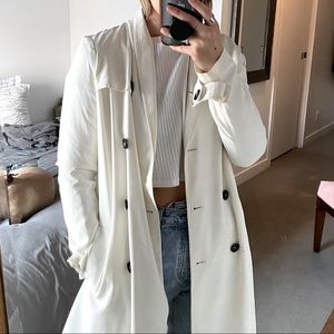 White trench coat
